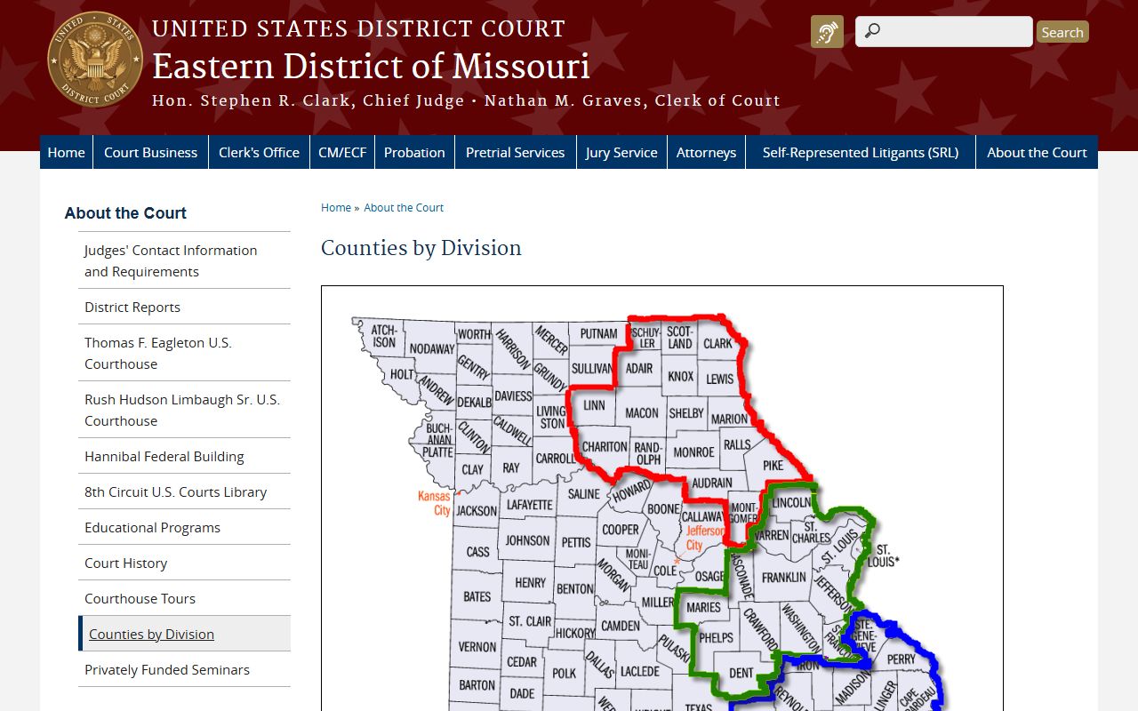 Bollinger County Circuit Court Eastern District division information